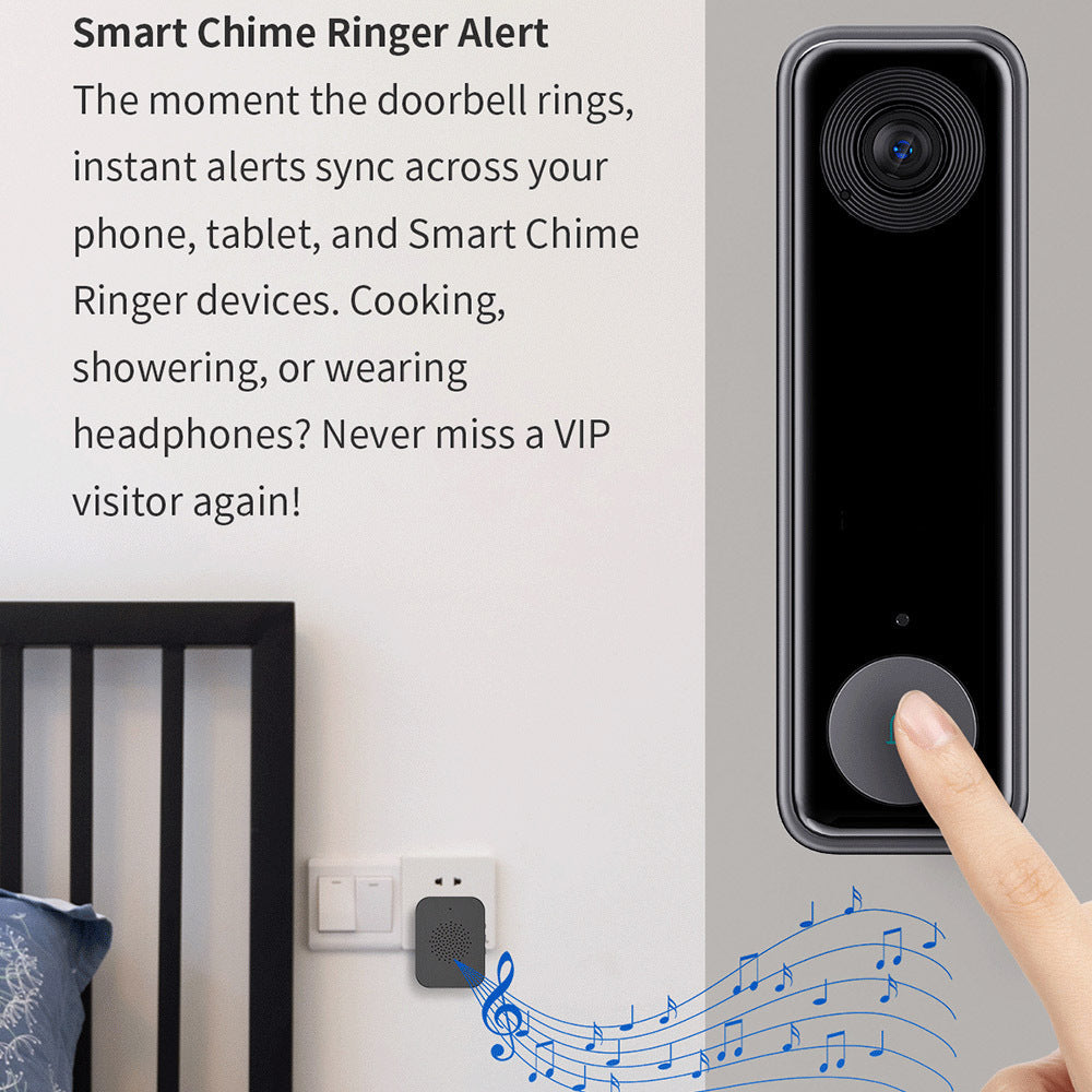 Intelligence Z70Doorbell for Home Use Low Power Consumption Wireless wifi Video Doorbell HD Night Vision Surveillance Doorbell with Ding Dong