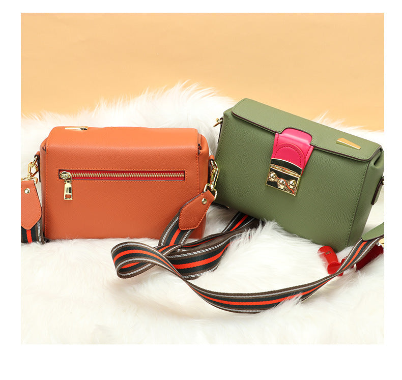 2024New Spring Festival Trendy Fashion Personality Small Square Bag Retro Simple Casual Crossbody Bag Mini Shoulder Bag