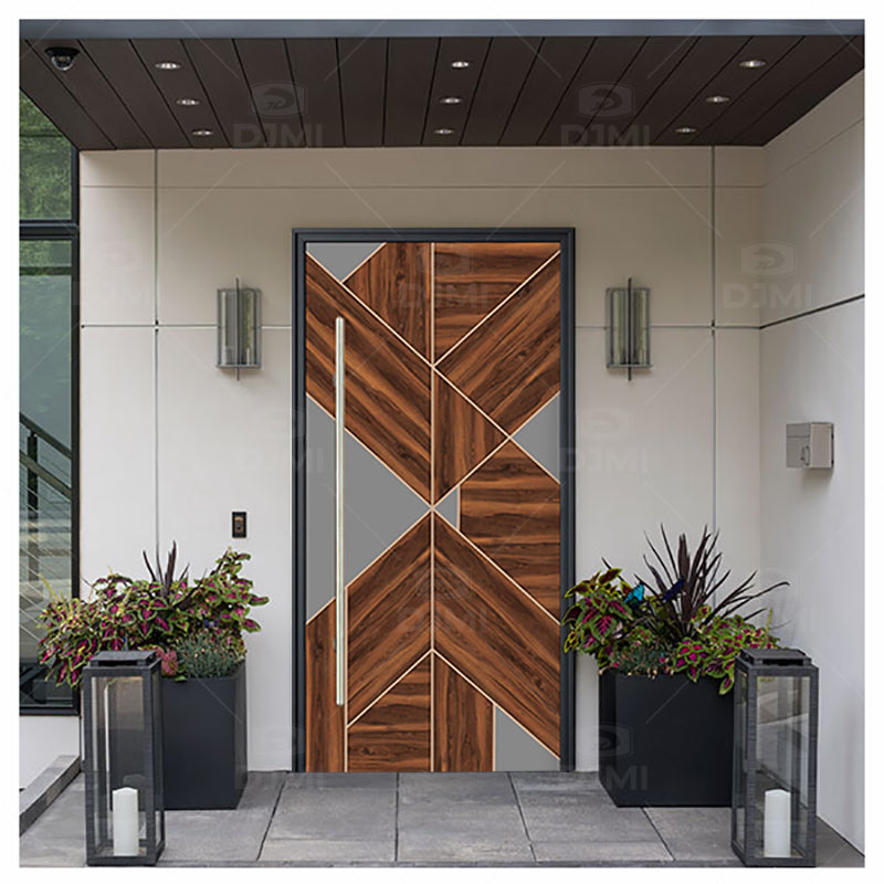 DJMI Manufacturer Custom High Quality Doors for Houses Bedroom Door Design Modern Interior Wooden Door