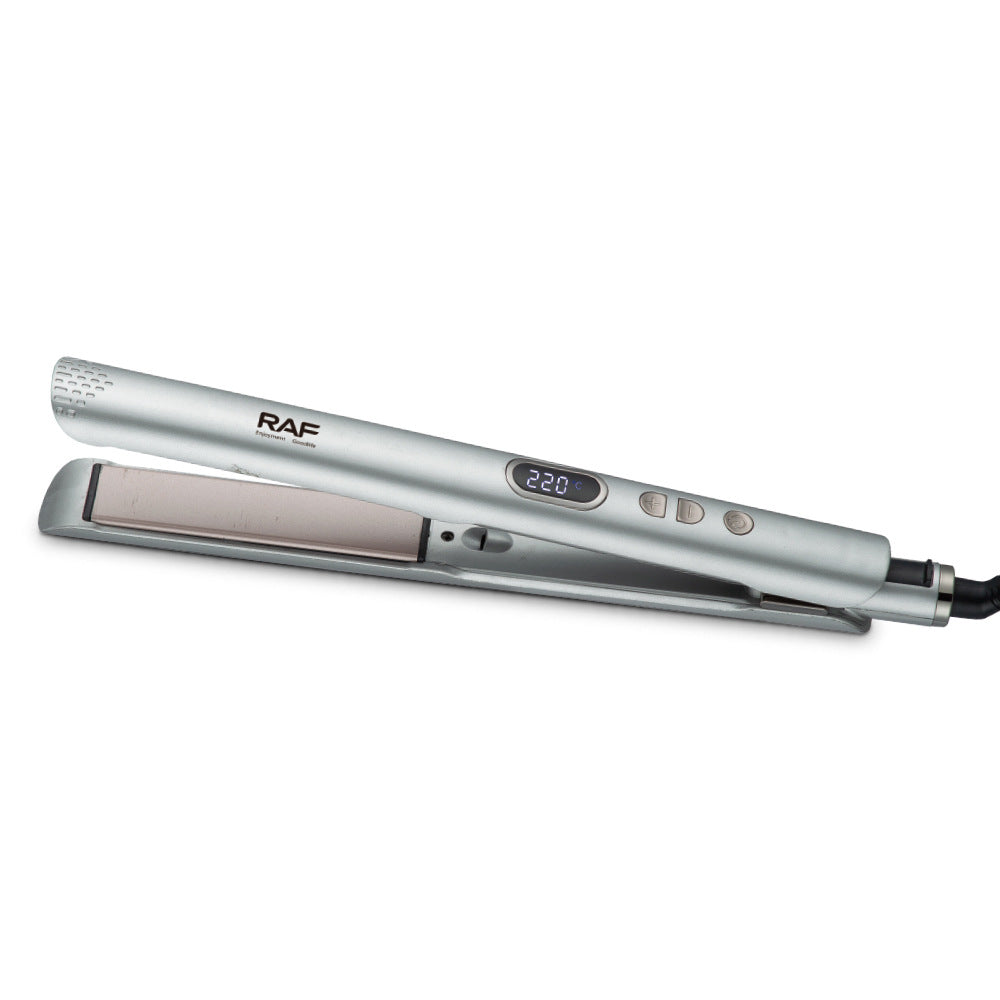 RAF EU Standard Hair Straightener Negative Ion Hair Straightener Root Straightening Iron Hair Straightening Curling Iron Home Use Volumizing
