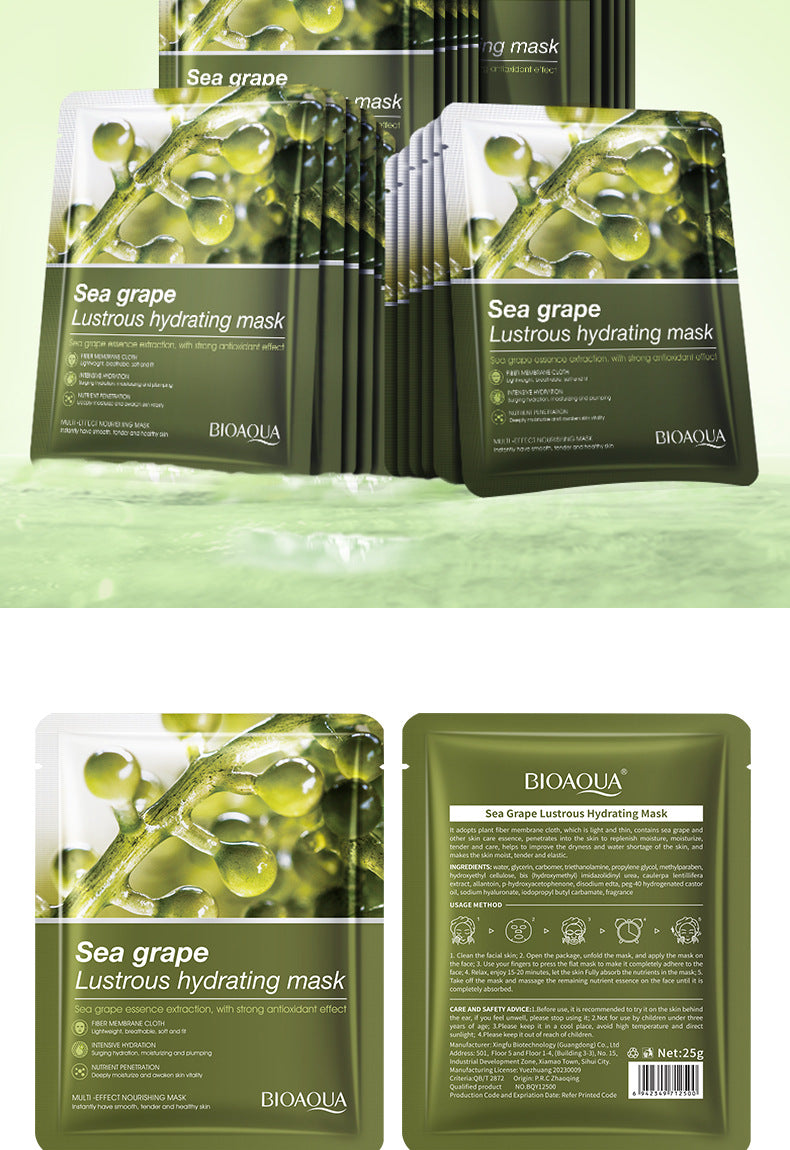 Mask BIOAOUA White Truffle Moisturizing Caviar Nourishing Resurrection Grass Hydrating  Wholesale