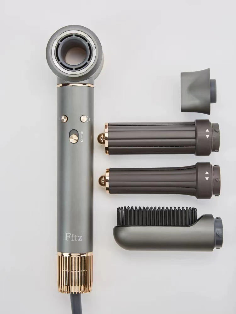 ФенMultifunctional 5-in-1 Hot Air Comb Curling Iron Styling High Power High Speed Hair Care Negative Ion Hair Dryer