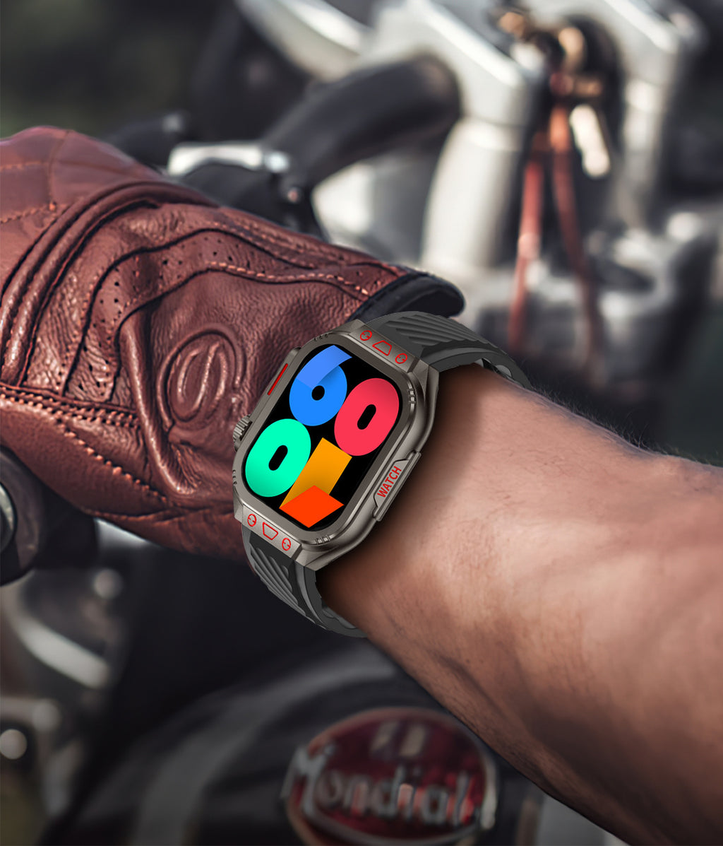 ZW10 Max Smart Watch Bluetooth Call True Heart Rate Step Sleep Monitor Flashlight Outdoor Three-Proof Sports