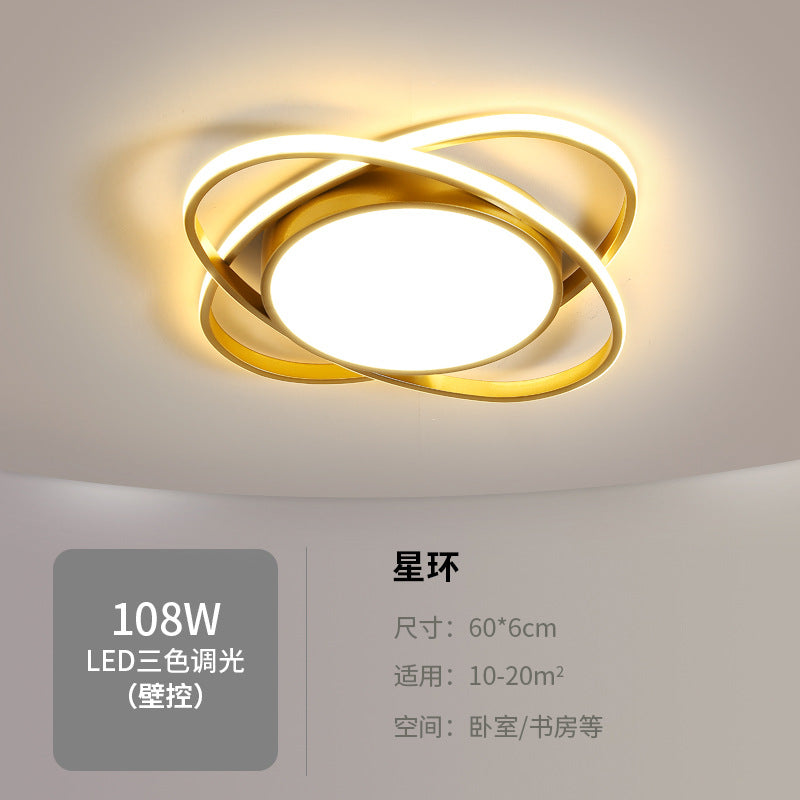 Bedroom lamp warm and romantic creative lighting fixture LED Living Room Home Ceiling Light Fixture Simple Modern Round Room Lamp