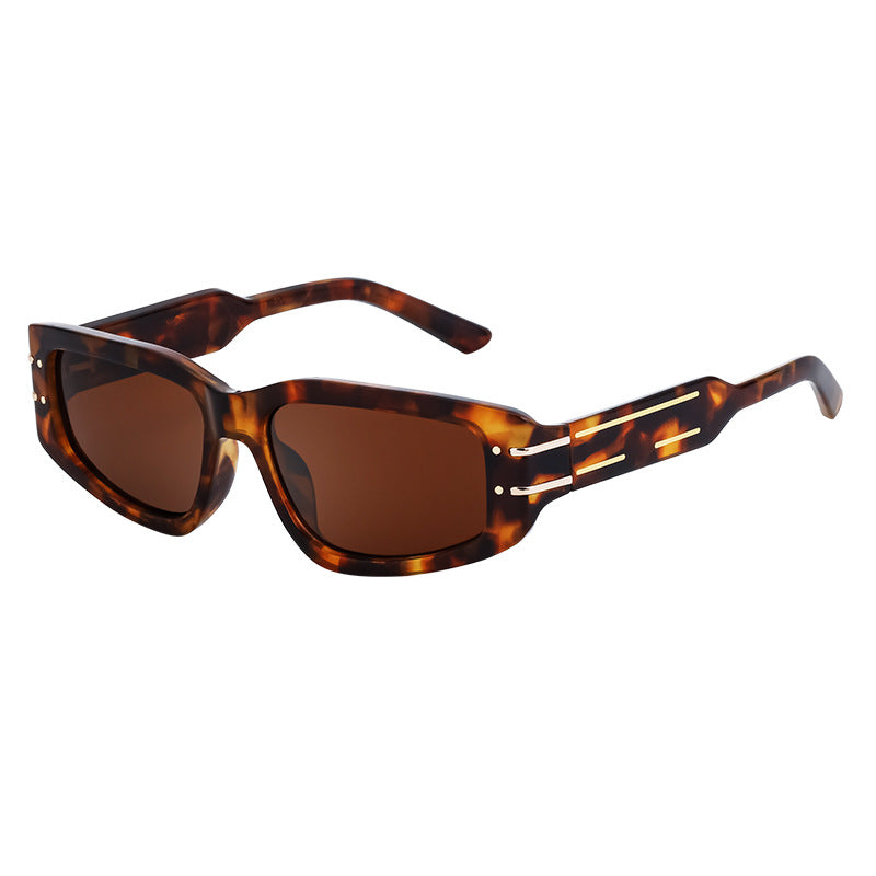 Fashion Square Frame Sunglasses for Women, Sun Protection, High-End European and American Style Small Frame Glasses Wholesale sunglasses Sunglasses