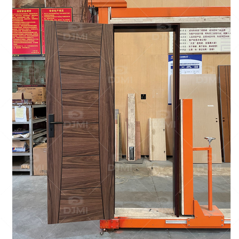 Interior Wooden Door Flush Design Wood Door Fire Resistant Wooden Door for House