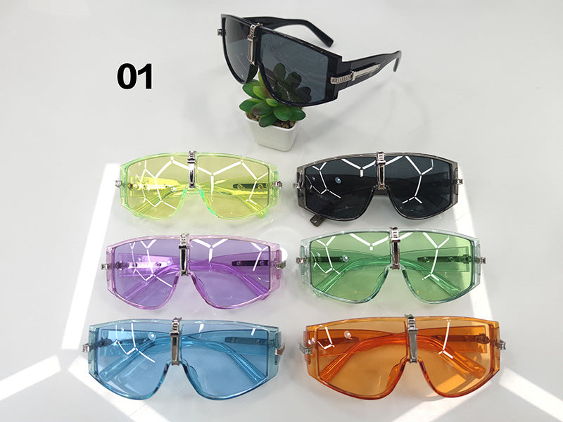 New Large Frame UV Protection Sunglasses for Women Fashionable Internet Celebrity Style Sunglasses Trendy Korean Version Glasses sunglasses