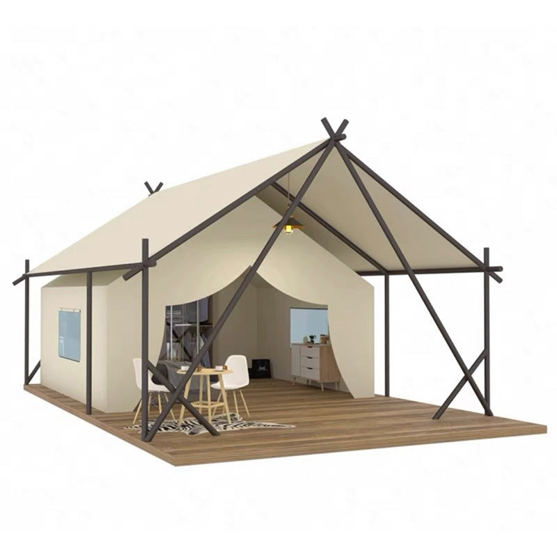 Wild Luxury Camping Nomad Tent Outdoor A Nomadic Tent Internet Celebrity Scenic Resort Luxury Hotel Tent