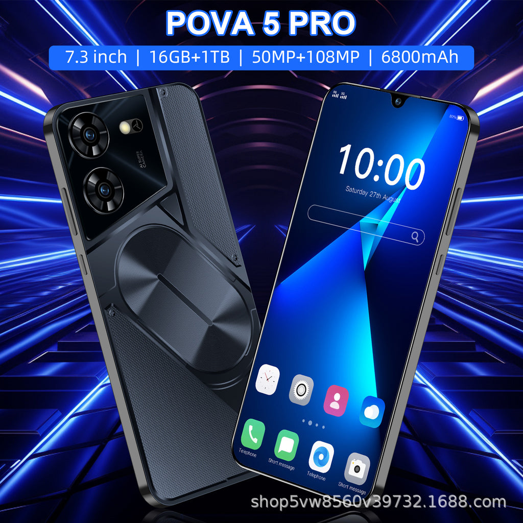 New POVA 5 PRO Mobile Phone16+1TB Large Memory All-in-One Factory Smartphone
