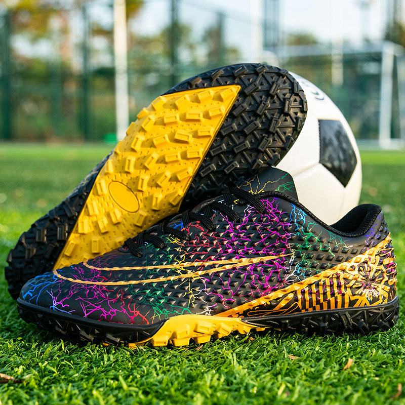 New professional football shoes for men and women AG Spike TF Broken Nail Youth Student Grassland Competition Training Shoes