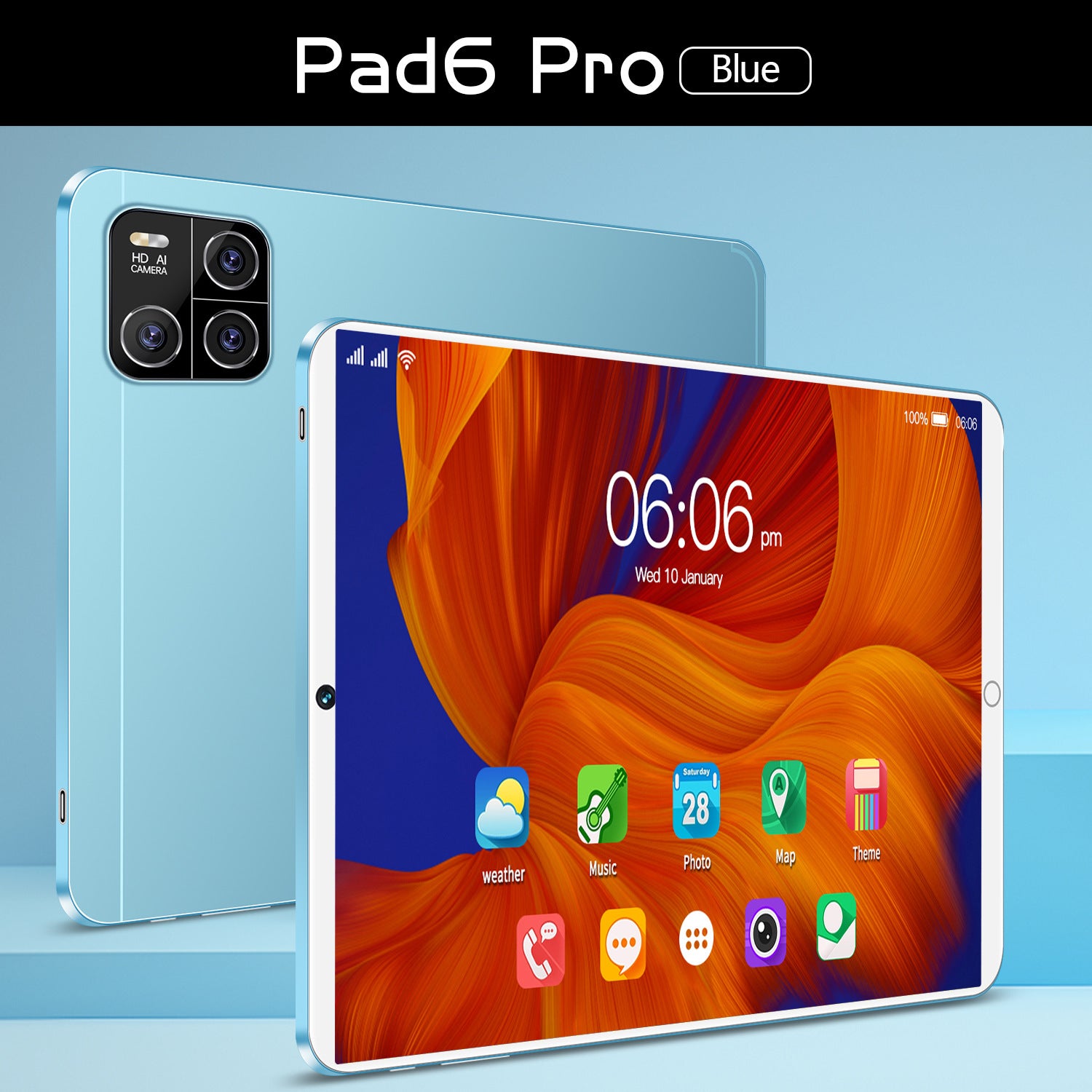 Globally Exclusive Smart Tablet Pad6 16+512G Large Memory Tablet Source Factory Exclusive Supply