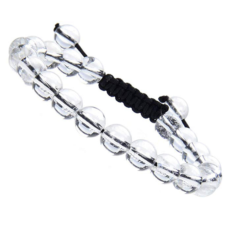 AliExpress Natural Tiger Eye Stone Bracelet Agate Couple Woven Bracelet Peacock Stone Woven Bracelet
