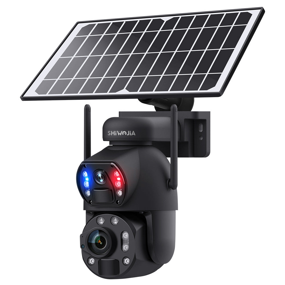 High Definition Bullet Camera36Optical Zoom Outdoor6MP Full Color Night Vision4G Wireless Solar Camera