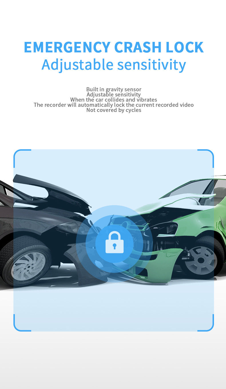 S4Driving Recorder Three-Record3Inch WIFI Vehicle-mounted surveillance night vision HD camera CarDvrCam