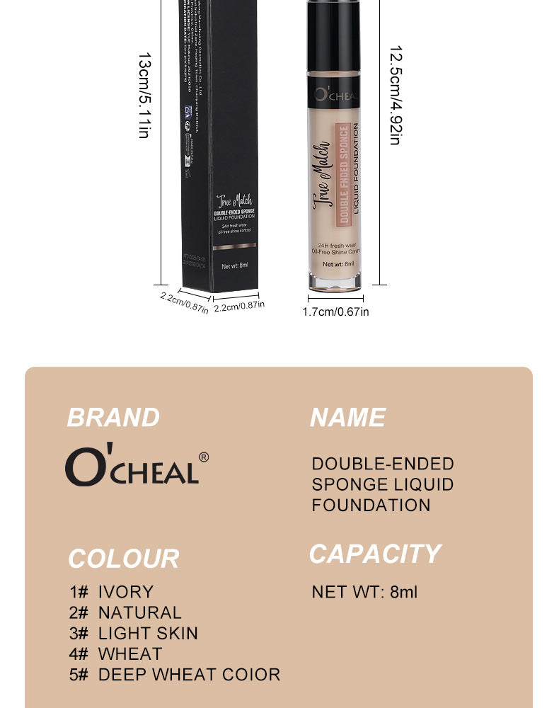 AliExpress Ouqianya Dual-Head Concealer Pen Even Skin Tone Spot Application Cover Spots Acne Marks Wholesale