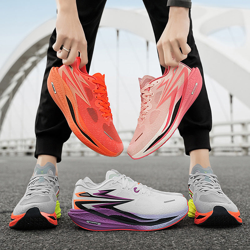Summer New Style Fei Ran4Jacquard Breathable Comfortable Sports Men's Shoes Fashionable Lightweight Cushioned Wear-resistant Youth Running Shoes