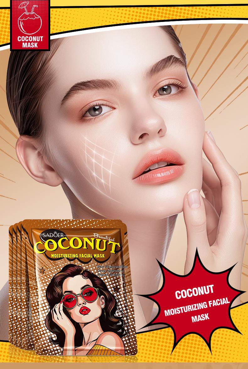 Goddess Mask SADOER Hyaluronic Acid Moisturizing Hydrating Face Mask Sheets Wholesale for  Trade