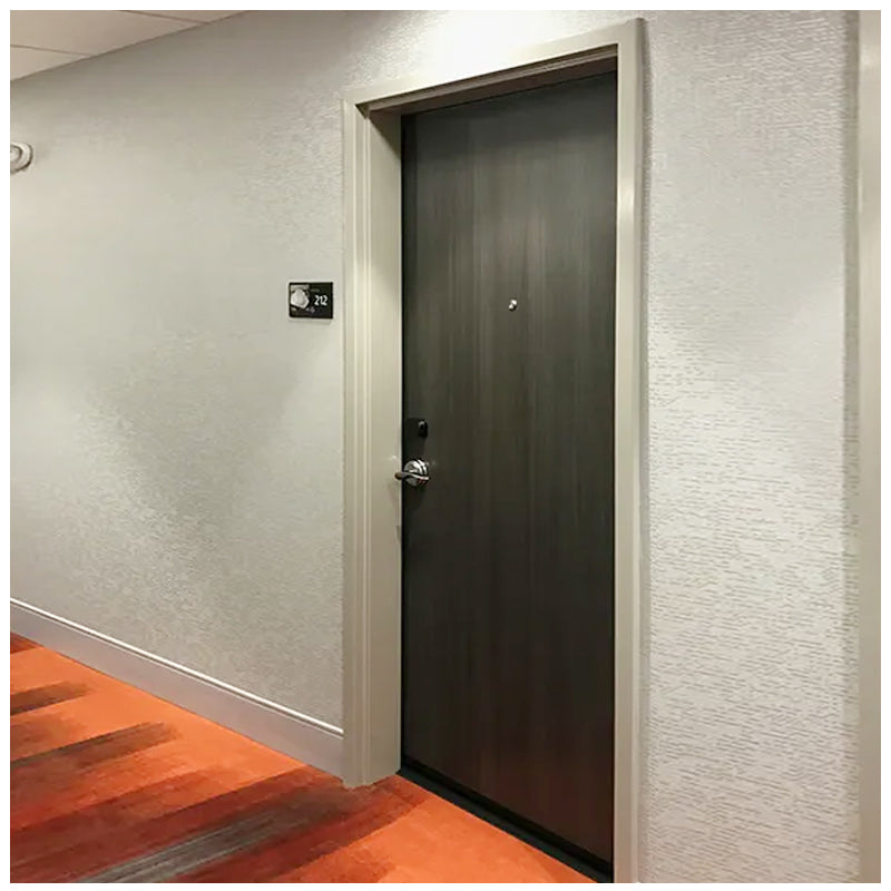 Guangdong Daji Custom High Quality Wood Fire Door for Hotel Room Fireproof Hotel Room Door Fire Rated Hotel Door