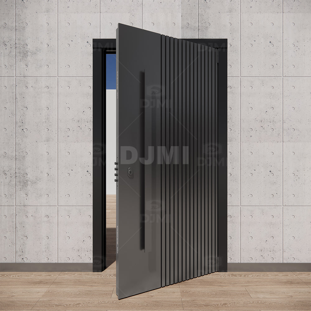 Factory Directly Supply Hot Residential Security Pivot Door Steel Entrance Eecurity Door