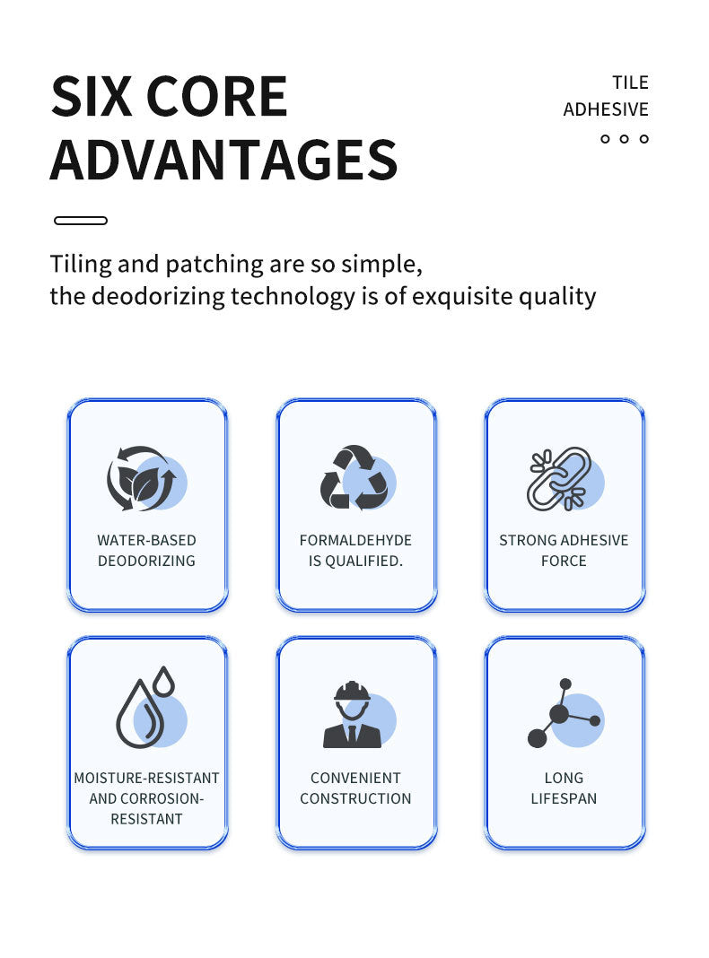 Tile Adhesive Cement Repair Floor Tile Hollow Drum Penetration Bonding Repair Wall Tile Falling Back Adhesive Strong Bonding Agent