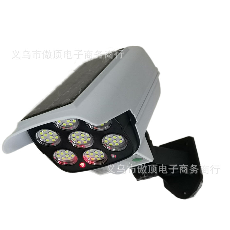 Specialized Ultra-Bright Solar-Powered Human Body Sensor Dummy Surveillance Camera Faux Camera Garden Light Emergency Light Wall Light Street Light