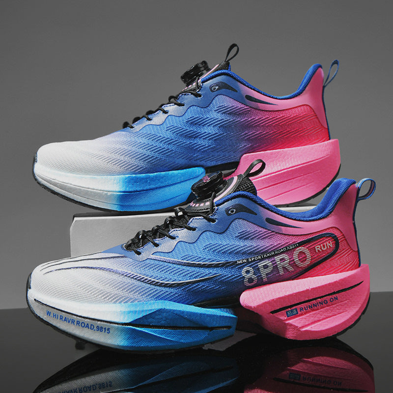 Red Rabbit8pro Hot-selling Parent-Child Breathable Running Shoes Professional Racing Anti-Slip Student Cushioning Rotating Button Sports Shoes