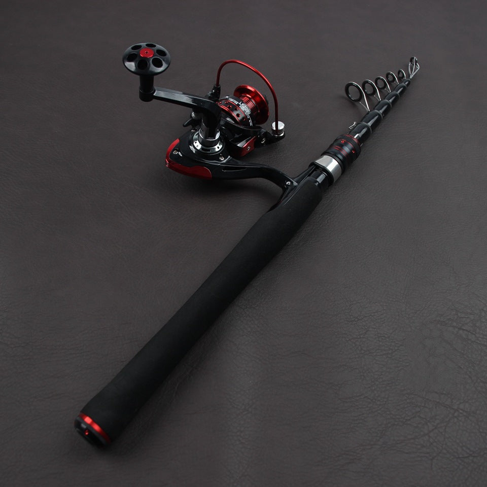 Ultra-short Portable Telescopic Lure Rod Carbon Short Sea Rod Retractable45Centimeter Fishing Gear Manufacturer Wholesale Fishing Rods