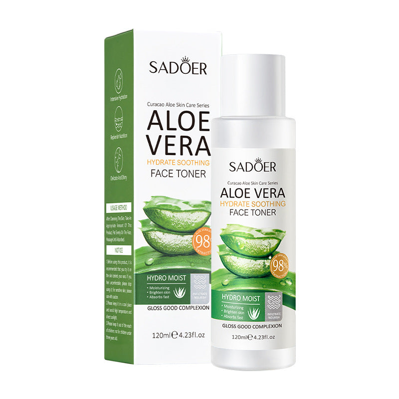 Aloe Vera Skincare Set SADOER Cleansing, hydrating, moisturizing, and nourishing  foreign trade manufacturer wholesale