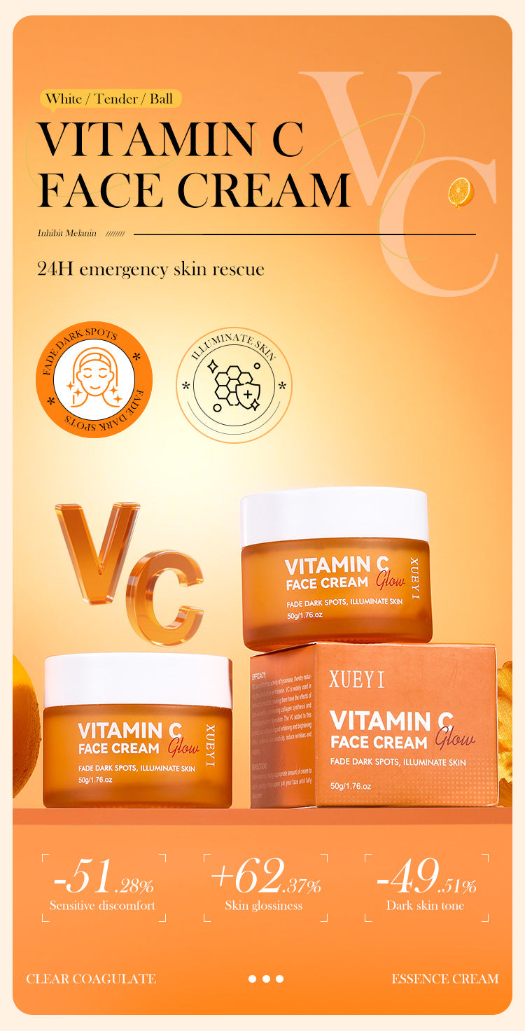 Dimension C Face Cream Moisturizing Repair Brightening Skin Tone Lazy Face Cream Lifting Firming Pore Minimizing VC Essence cream