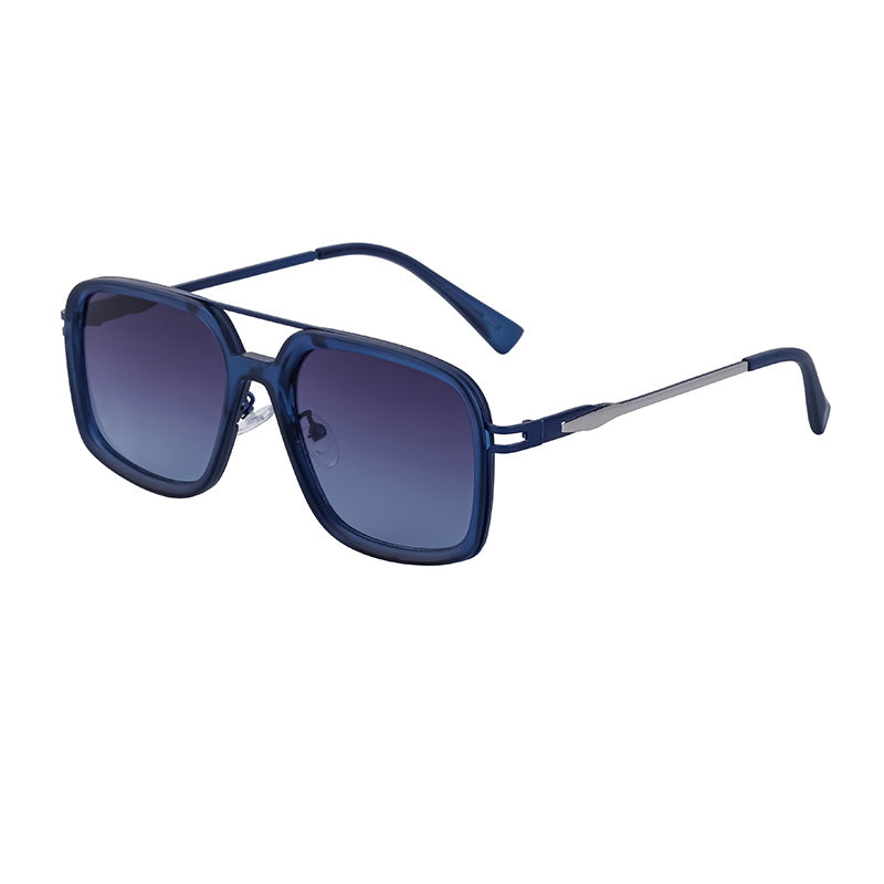 2025New style sunglasses for men with a high-end feel, vintage driving sunglasses, square frame glasses wholesale