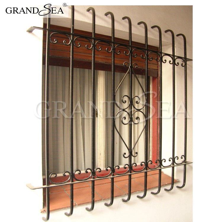 Decorative Wrought Iron Security bar Casement Window Burglar bar