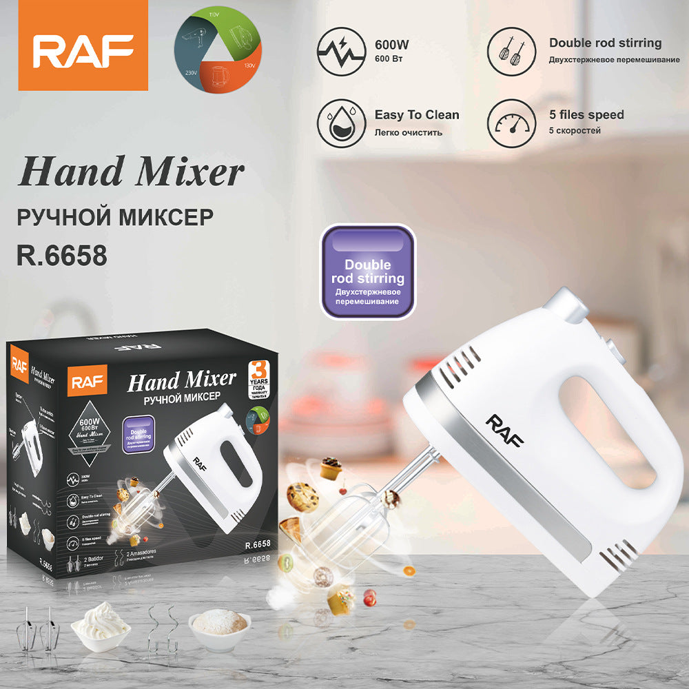RAF Electric Handheld Egg Beater Mixer Household Handheld Electric Cream Stirrer