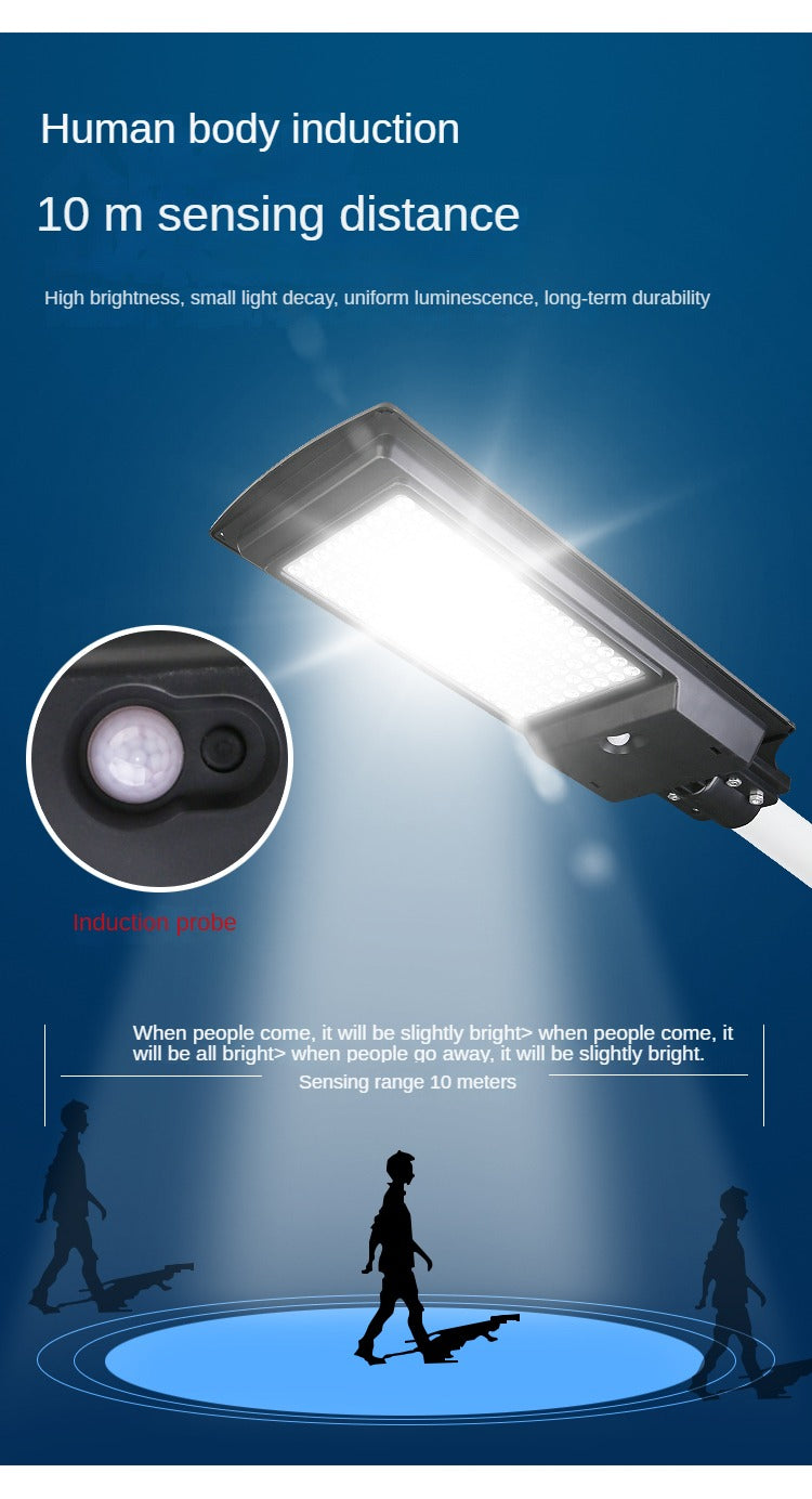 Project Outdoor Aluminum Street Light Garden Integrated Led Solar Street Light