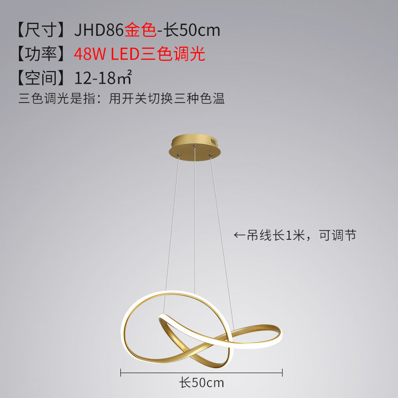 Restaurant Pendant Light Modern Minimalist Dining Room Table Lamp Bar Counter Internet Celebrity Bedroom Pendant Light2025New Model Zhongshan Lighting