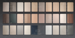Foshan Wooden Door Manufacturer High Quality, Durable and Scratch Resistant Aluminum Frame Melamine Skin Door for Interior Room