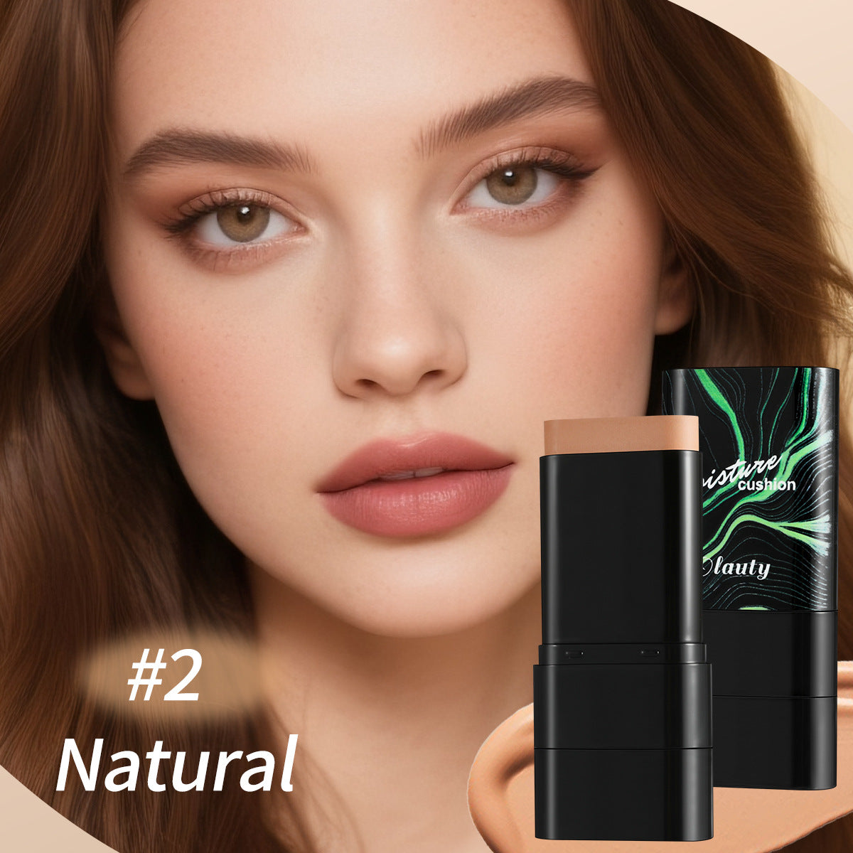 AliExpress Waterproof Foundation Stick Concealer Waterproof Dual-Ended Makeup Brush 2-in-1 Nude Makeup Foundation Liquid Non-Smudge