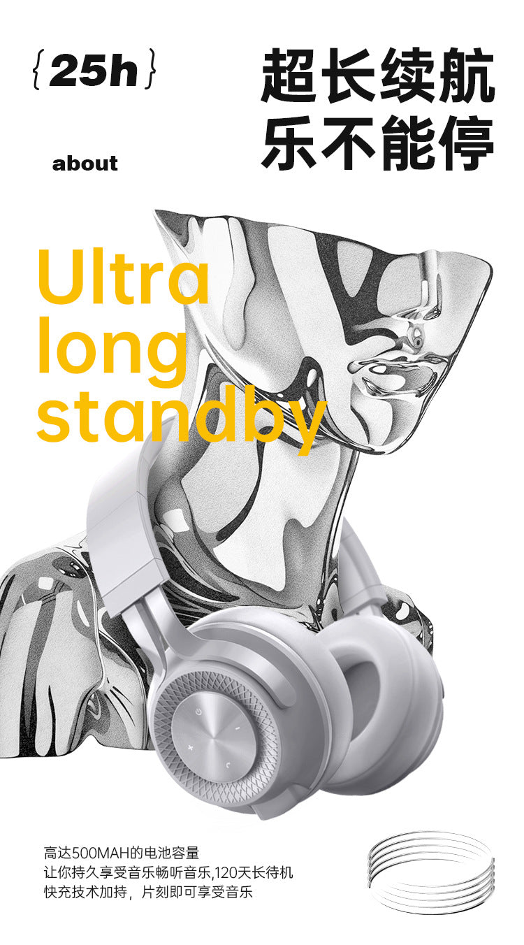 Hot-selling Sports Headphones Wireless Bluetooth Over-ear Headphones Long Battery Life Stereo Headset