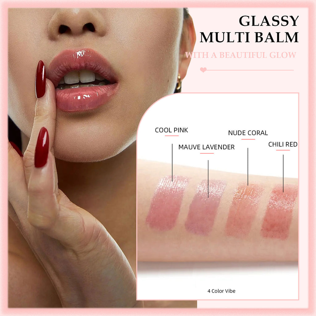 SHELOVES Color Changing Blush Cream Color-Chaning Blush Natural Nude Makeup Rouge Blush