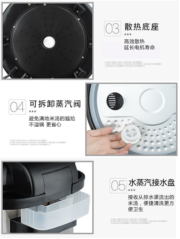 Small Home Appliance Factory Wholesale Large Capacity Xishi Pot Hotel Canteen10L13L18L Extra Large Rice Cooker20-35People
