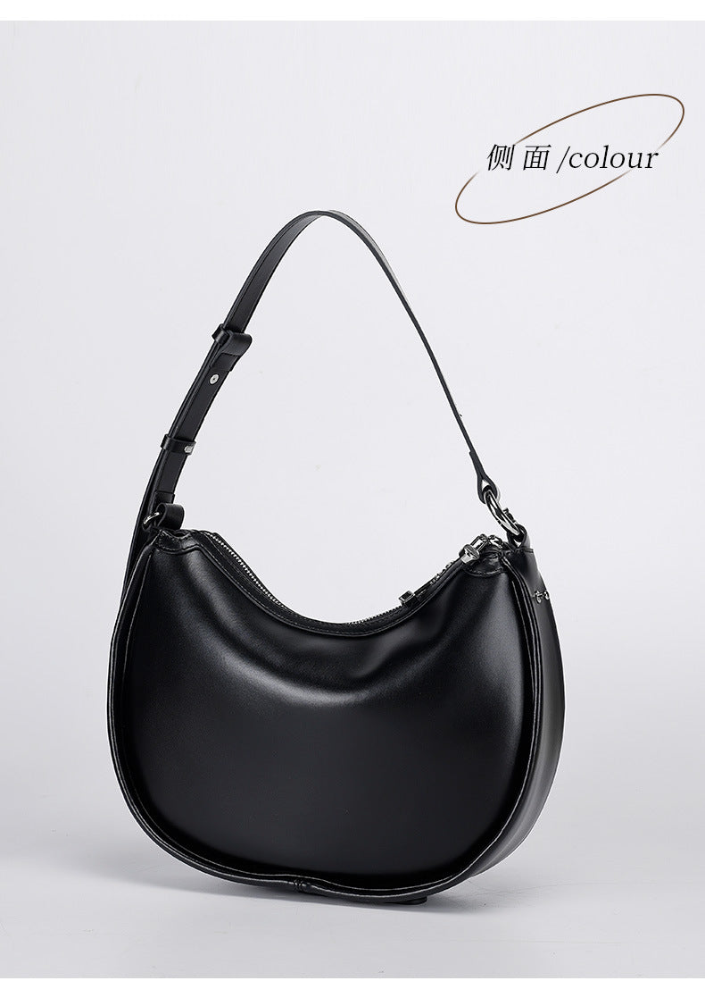 Niche Design Crescent Bag Style Underarm Bag2024New Simple Versatile Fashion Single Shoulder Crossbody Bag