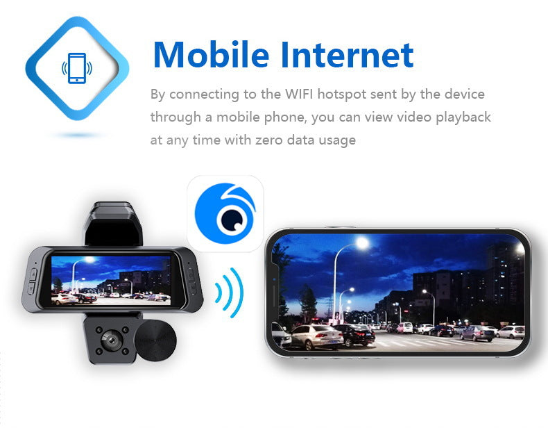 2025High-definition Dash Cam3Recording1080P Camera phone playback video S3Recorder