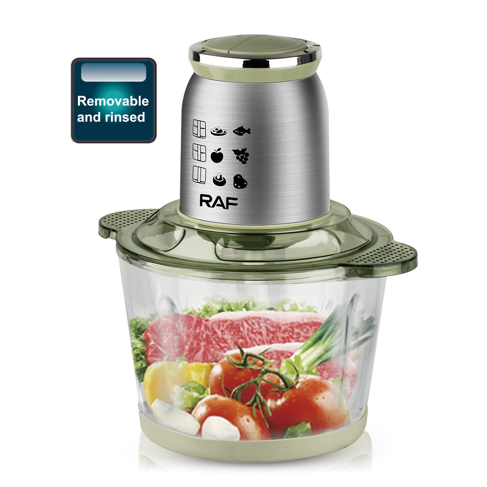 RAF European Standard Meat Grinder Stainless Steel Fully Automatic Electric Meat Mincer Mixer
