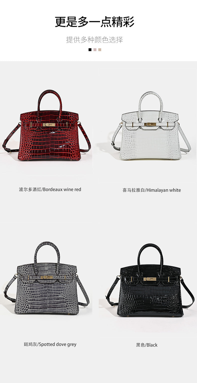 New Fashion Women's Bag Luxury High-end Classic Genuine Leather Women's Bag Single Shoulder Crossbody Bag Trendy Underarm Handbag