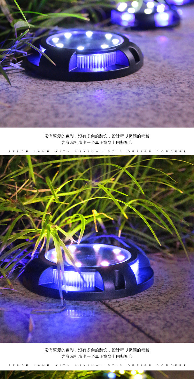 New Solar Ground Light Outdoor Waterproof Garden Light Landscape Light Garden Lawn Light Inground Light Stair Light