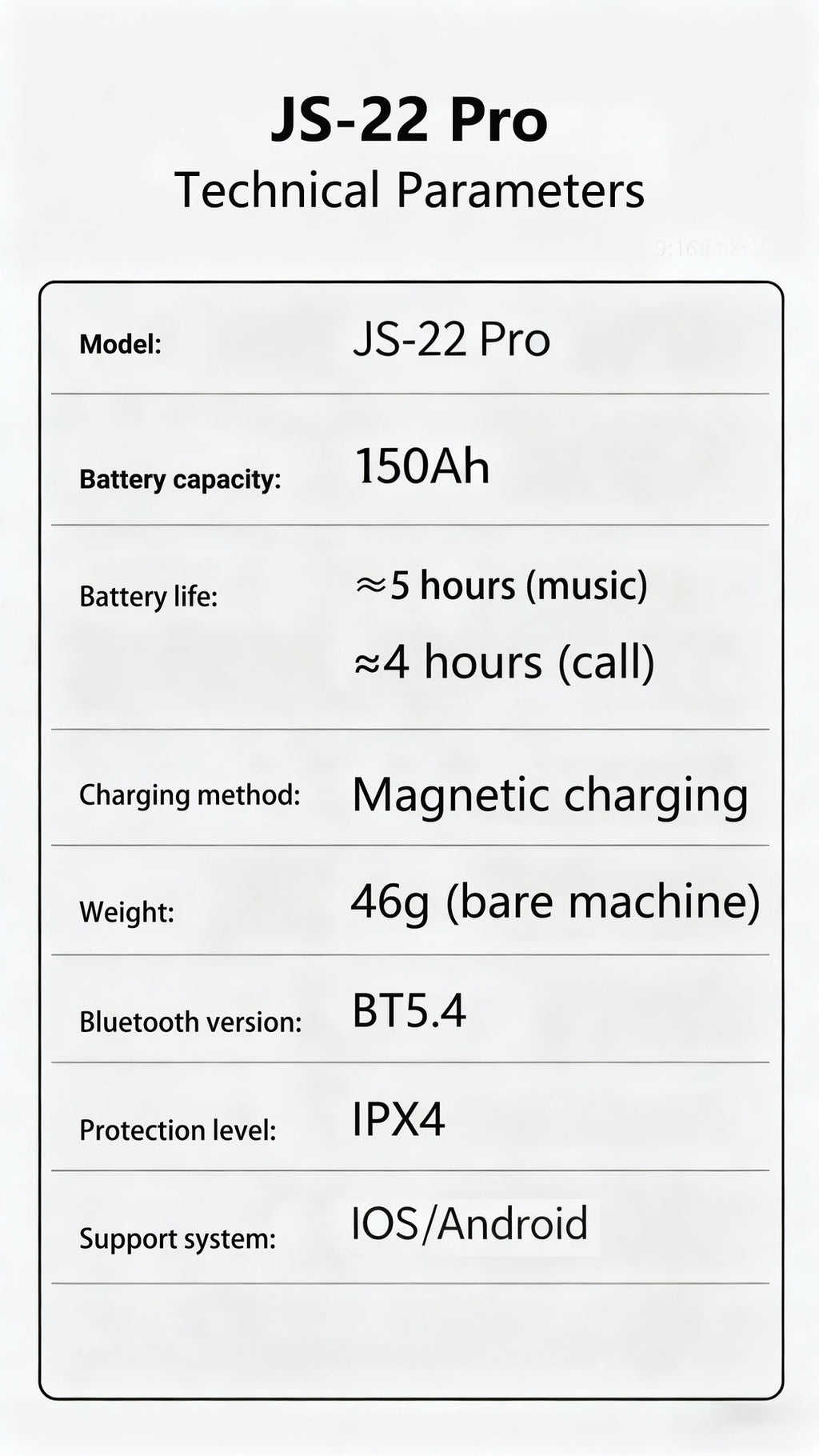 JS22 Pro Smart Glasses Bluetooth Call AI Real-time translation of meeting minutes with one-click color-changing lenses