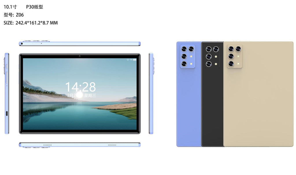 Tablet Z06 High-End Android Smart Tablet10Support WiFi Bluetooth Tablet(Popular)