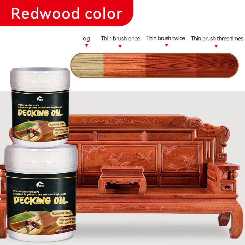 baolisi Water-based Wood Wax Oil Indoor Tables and Chairs Doors and Windows Furniture Renovation Color Change Transparent Wood Latex Paint Coating