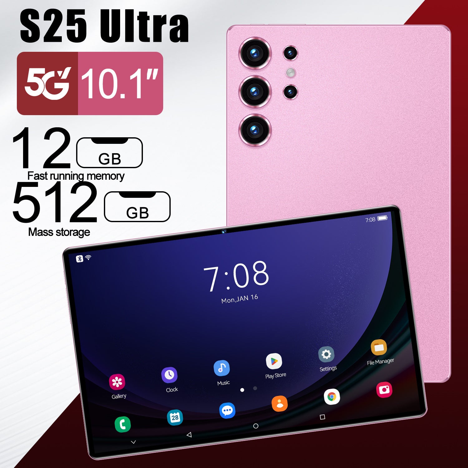 S25 Ultra Tablet Pc5G Plug-in Card Full Netcom Google Store APP Download Video Call Photo