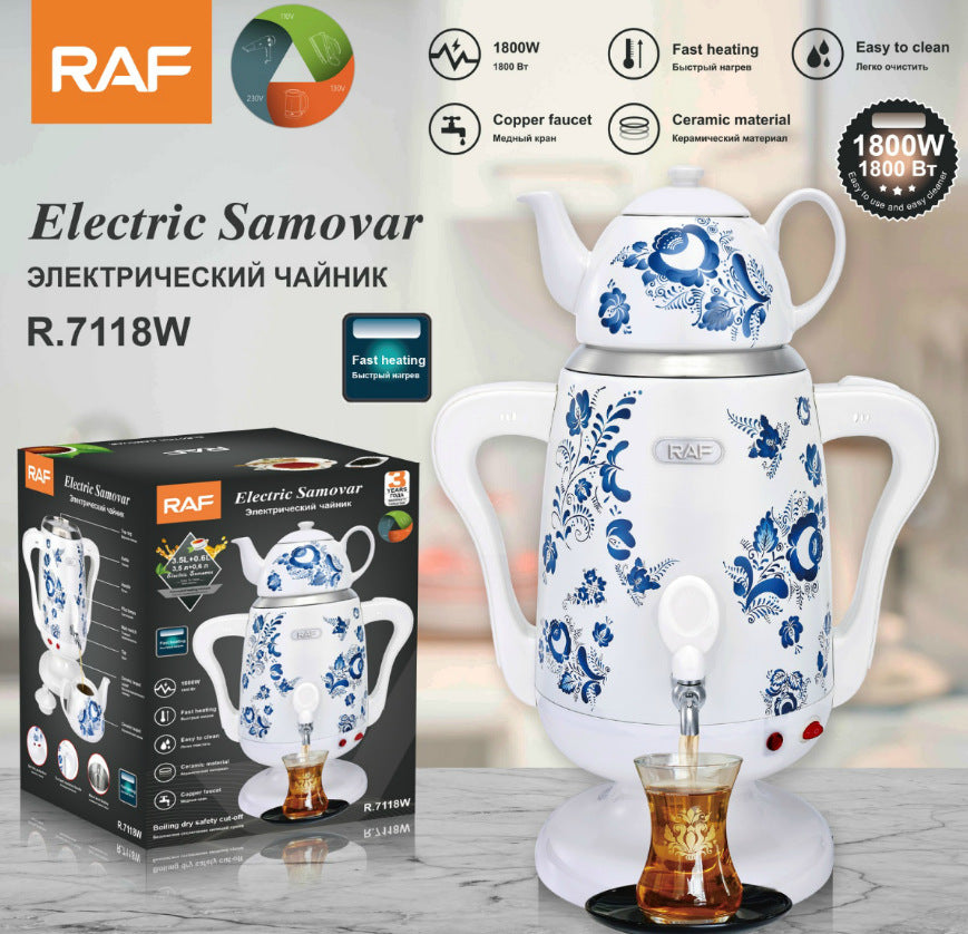 European Standard Turkish Kettle Hot Selling Stainless Steel Kettle Home Electric Automatic Power-Off Ceramic Kettle Wholesale