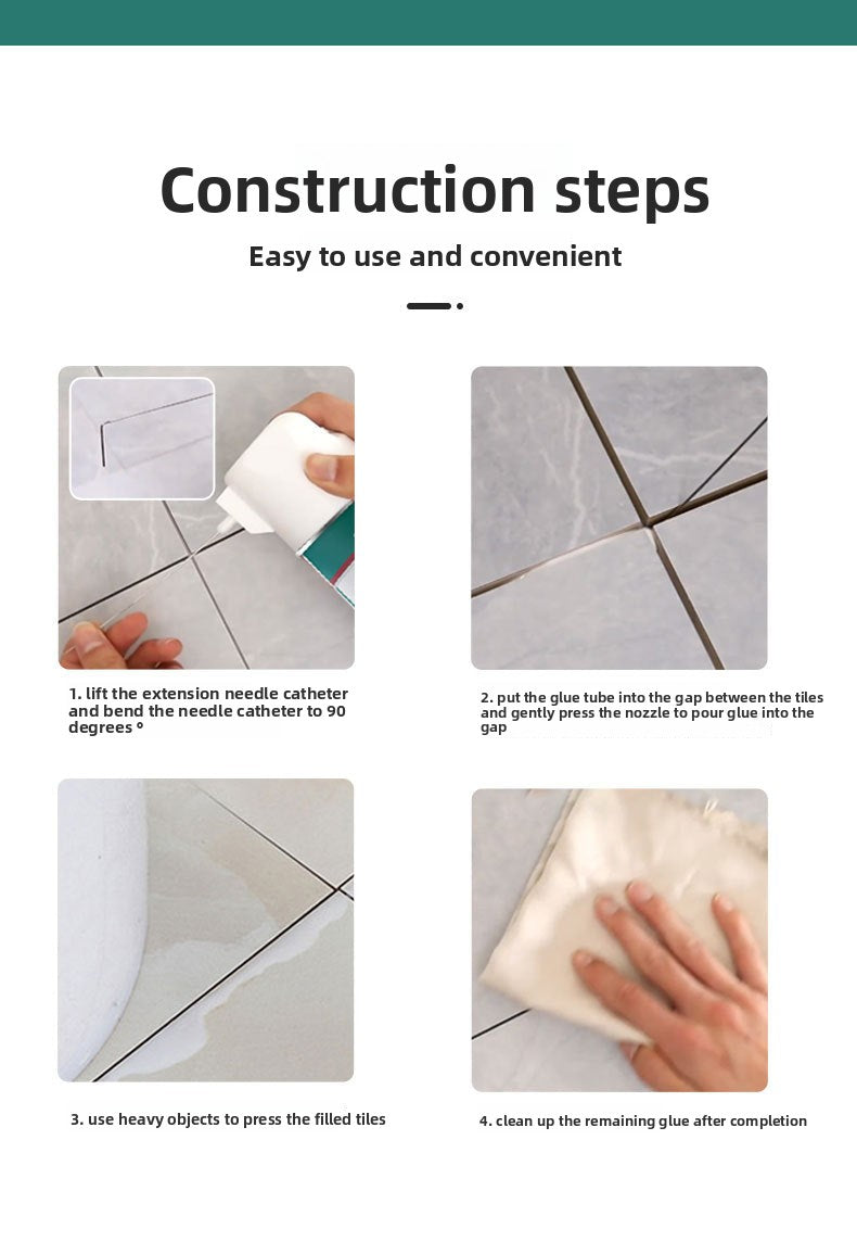 Tile Void Filler Water-Based Odorless Tile Adhesive Strong Glue Wholesale Ceramic Tile Repair